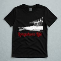 Longshore Life Ilwu Cranes Containers Utr T-Shirt