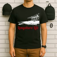 Longshore Life Ilwu Cranes Containers Utr T-Shirt