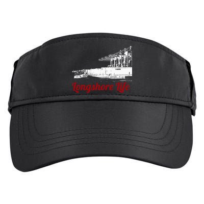 Longshore Life Ilwu Cranes Containers Utr Adult Drive Performance Visor