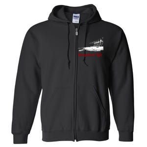 Longshore Life Ilwu Cranes Containers Utr Full Zip Hoodie