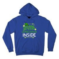 Little Leprechaun Inside St Patricks Day Pregnant Great Gift Tall Hoodie