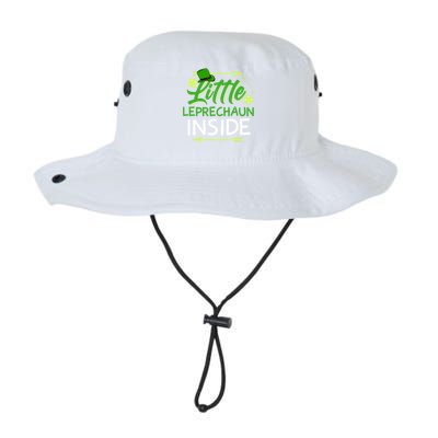 Little Leprechaun Inside St Patricks Day Pregnant Great Gift Legacy Cool Fit Booney Bucket Hat