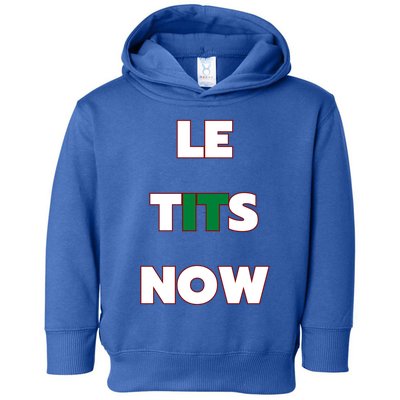 Letitsnow Let It Snow Le Tits Now Holiday Christmas Funny Cool Gift Toddler Hoodie