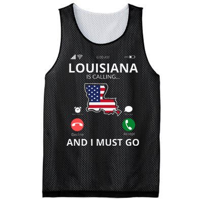 Louisiana Louisiana Is Calling And I Must Go Mesh Reversible Basketball Jersey Tank