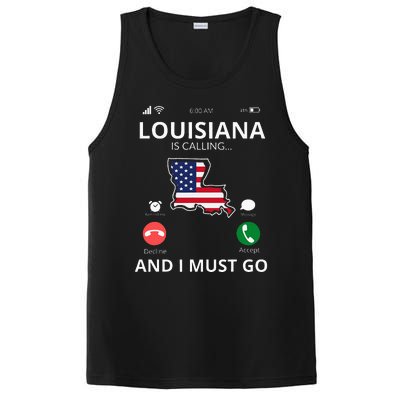 Louisiana Louisiana Is Calling And I Must Go PosiCharge Competitor Tank