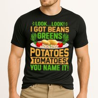 Look Look I Got Beans Greens Potatoes Tomatoes You Name It Performance Shirt