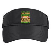 Look Look I Got Beans Greens Potatoes Tomatoes You Name It Adult Drive Performance Visor