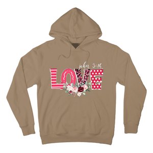 LOVE Leopard John 316 Christian Cute Valentine's Day Gifts Hoodie