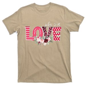 LOVE Leopard John 316 Christian Cute Valentine's Day Gifts T-Shirt