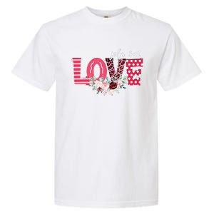 LOVE Leopard John 316 Christian Cute Valentine's Day Gifts Garment-Dyed Heavyweight T-Shirt