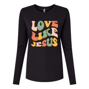 Love Like Jesus Graphic Tee Womens Cotton Relaxed Long Sleeve T-Shirt