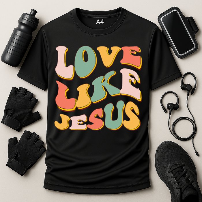 Love Like Jesus Graphic Tee Cooling Performance Crew T-Shirt