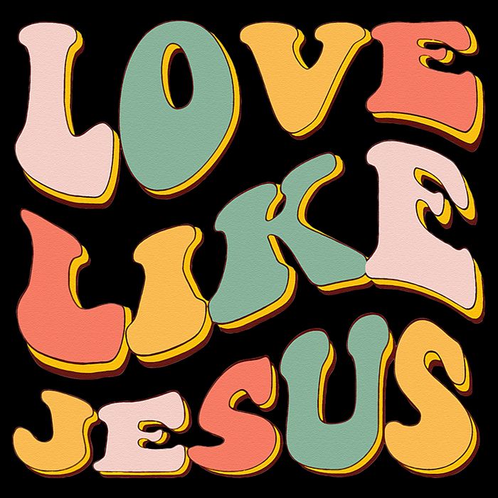 Love Like Jesus Graphic Tee T-Shirt