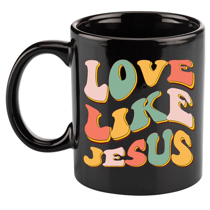 Love Like Jesus Graphic Tee 11oz C Handle Ceramic Mug
