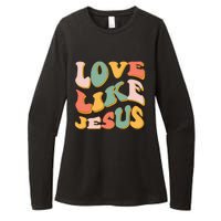 Love Like Jesus Graphic Tee Womens CVC Long Sleeve Shirt