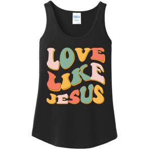 Love Like Jesus Graphic Tee Ladies Essential Tank