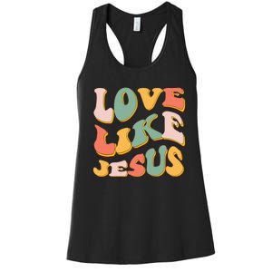 Love Like Jesus Graphic Tee Women's Racerback Tank