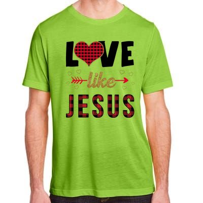 Love Like Jesus Cute Leopard Adult ChromaSoft Performance T-Shirt