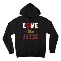 Love Like Jesus Cute Leopard Hoodie