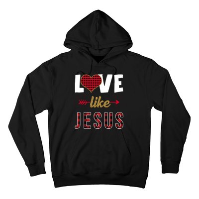 Love Like Jesus Cute Leopard Hoodie