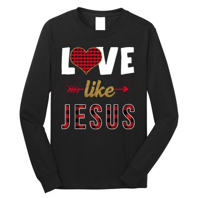 Love Like Jesus Cute Leopard Long Sleeve Shirt