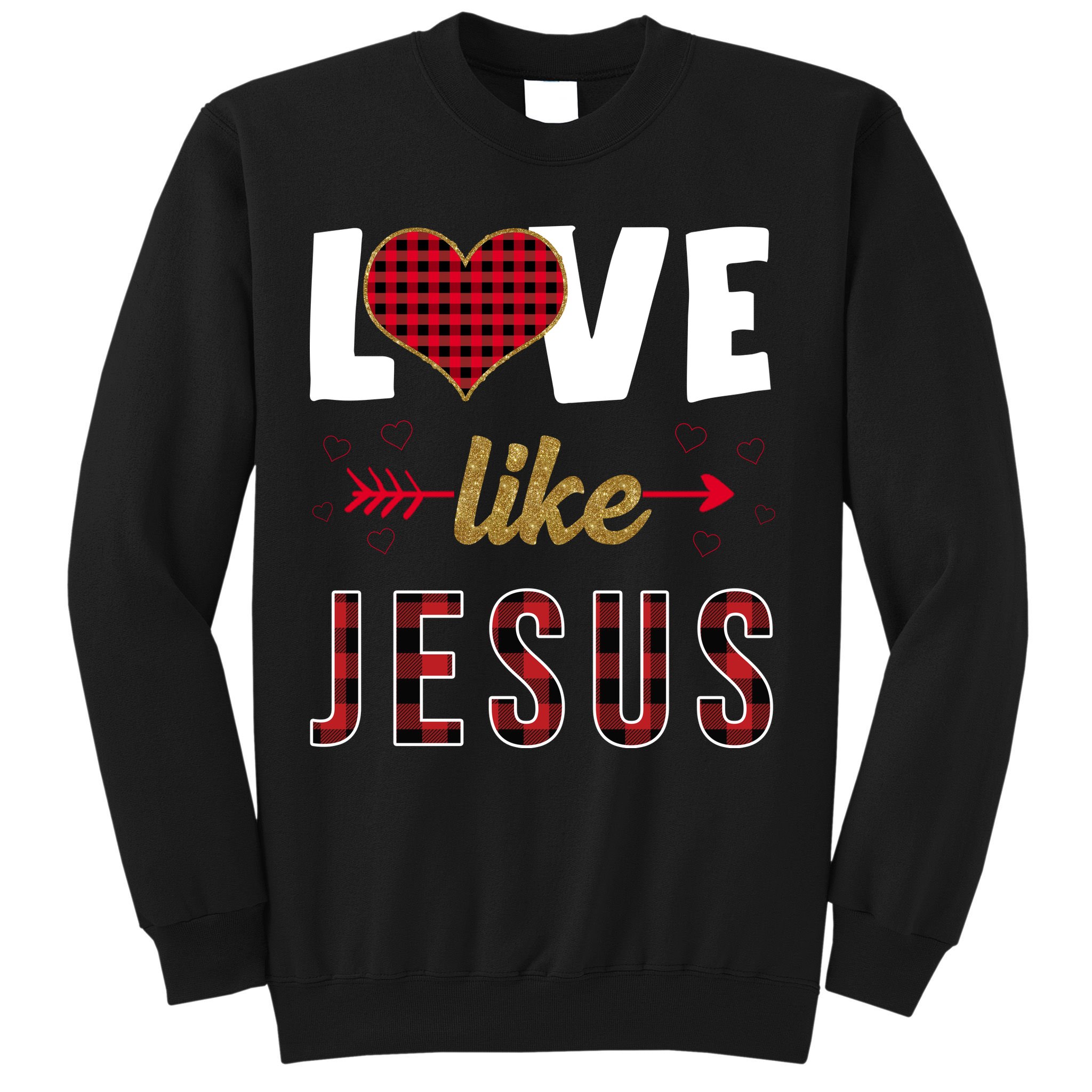 Love Like Jesus Cute Leopard Sweatshirt