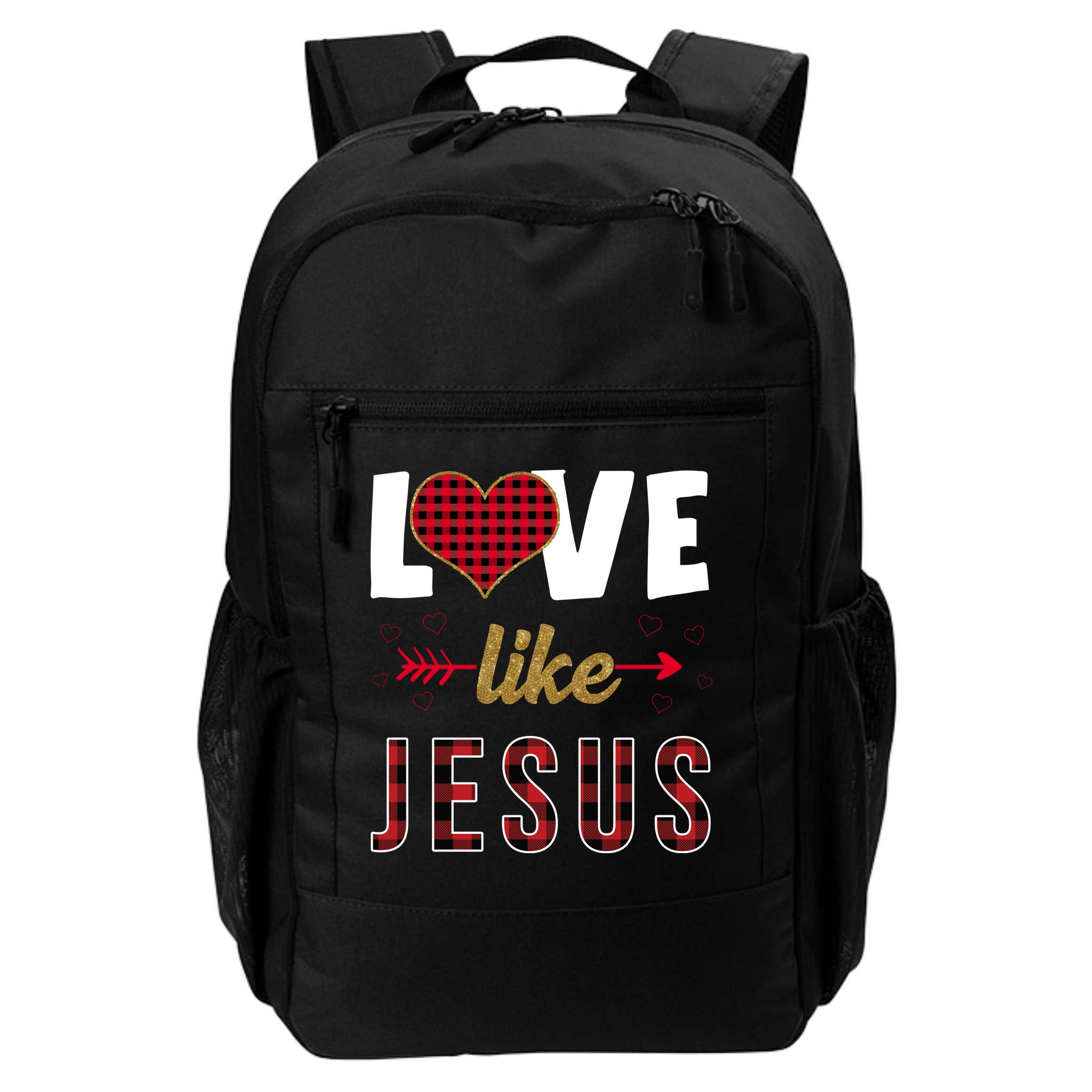 Love Like Jesus Cute Leopard Backpack