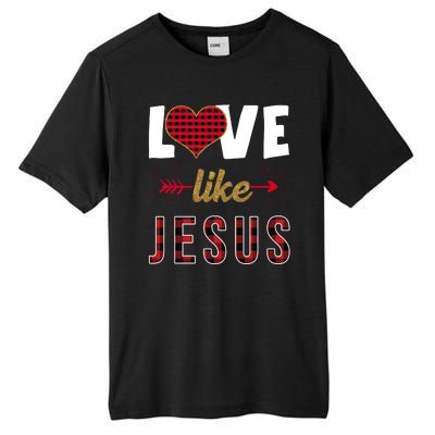 Love Like Jesus Cute Leopard Tall Fusion ChromaSoft Performance T-Shirt