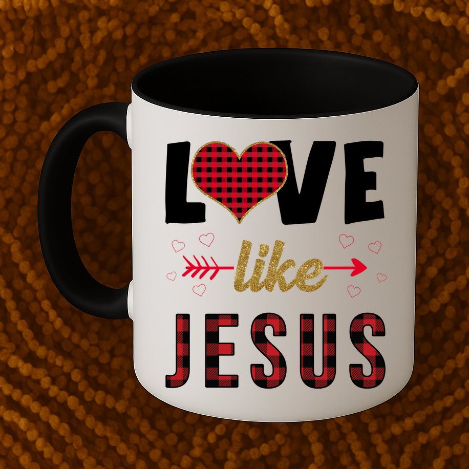 Love Like Jesus Cute Leopard Mug