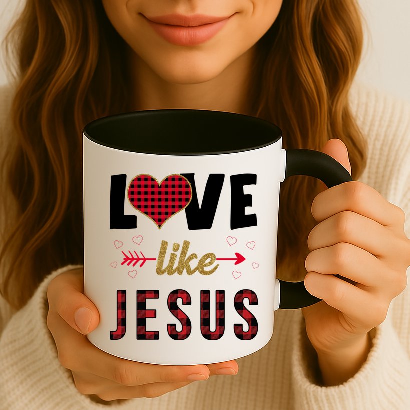 Love Like Jesus Cute Leopard Mug