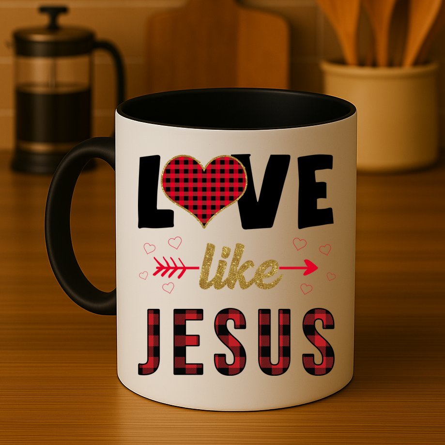 Love Like Jesus Cute Leopard Mug