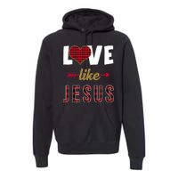 Love Like Jesus Cute Leopard Premium Hoodie