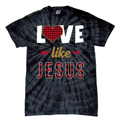 Love Like Jesus Cute Leopard Tie-Dye T-Shirt