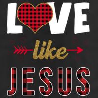 Love Like Jesus Cute Leopard Golf Towel