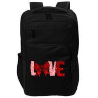 Love Like Jesus Coquette Bow Valentine Impact Tech Backpack