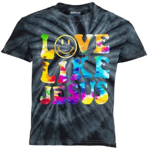 Love Like Jesus Tie Dye Faith Christian Jesus Kids Tie-Dye T-Shirt