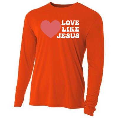 Love Like Jesus Hoodie Christian Love Like Jesus Hoodies Cooling Performance Long Sleeve Crew