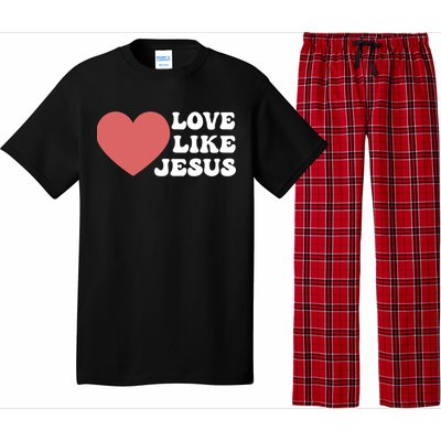 Love Like Jesus Hoodie Christian Love Like Jesus Hoodies Pajama Set