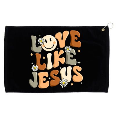 Love Like Jesus Religious God Christian Grommeted Golf Towel