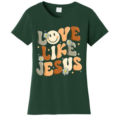 Love Like Jesus Religious God Christian Women's T-Shirt