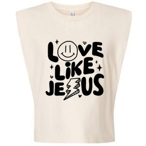 Love Like Jesus Christian Church Garment-Dyed Women's Muscle Tee