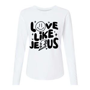 Love Like Jesus Christian Church Womens Cotton Relaxed Long Sleeve T-Shirt