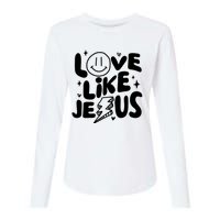 Love Like Jesus Christian Church Womens Cotton Relaxed Long Sleeve T-Shirt