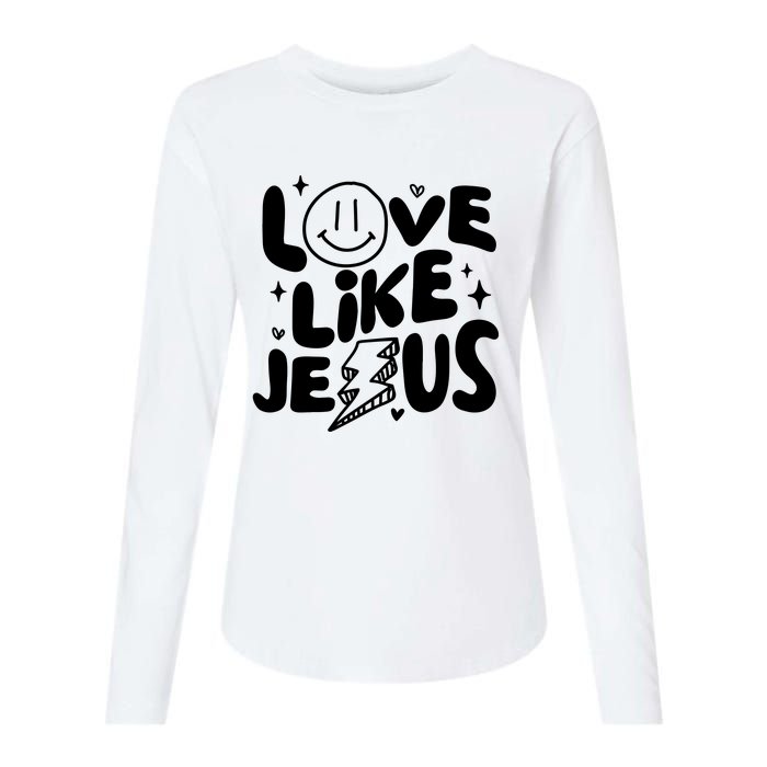 Love Like Jesus Christian Church Womens Cotton Relaxed Long Sleeve T-Shirt