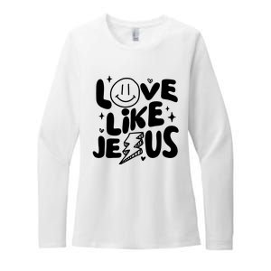 Love Like Jesus Christian Church Womens CVC Long Sleeve Shirt