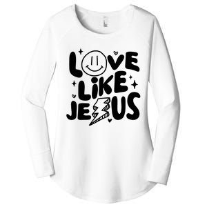 Love Like Jesus Christian Church Women's Perfect Tri Tunic Long Sleeve Shirt