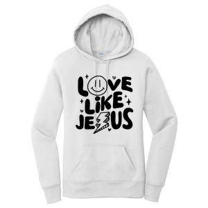 Love Like Jesus Christian Church Women's Pullover Hoodie