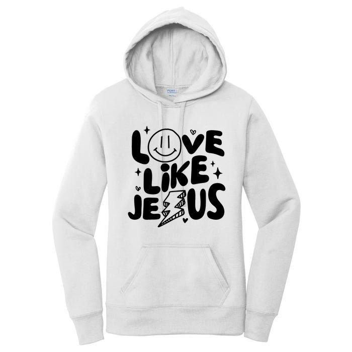 Love Like Jesus Christian Church Women's Pullover Hoodie