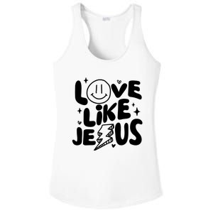 Love Like Jesus Christian Church Ladies PosiCharge Competitor Racerback Tank