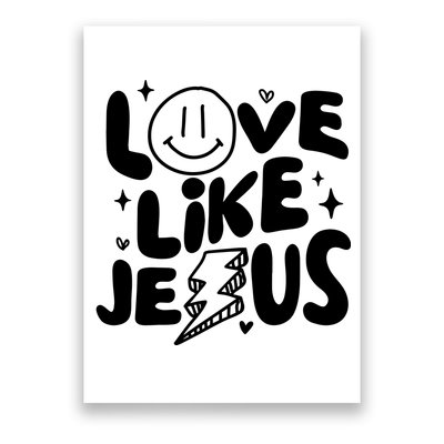 Love Like Jesus Christian Church Poster